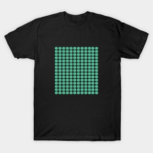 Glittery Turquoise Circles T-Shirt